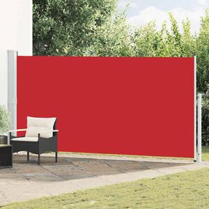 Zatahovací boční markýza 180 x 500 cm červená 313410