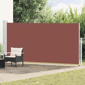 Zatahovací boční markýza 180 x 500 cm hnědá 313408
