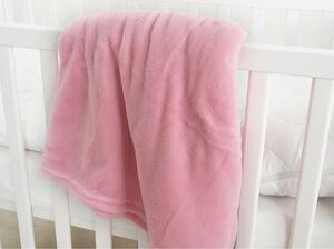 Růžová dětská deka z mikroflanelu 110x140 cm Exclusive – B.E.S