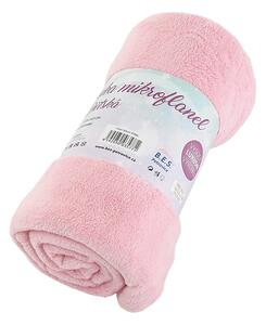 Růžová dětská deka z mikroflanelu 110x140 cm Exclusive – B.E.S
