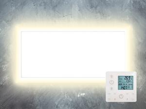 Stropní Infrapanel CEILING LED 800W | Výhřevnost 14.5 m2 | 128x63 cm | LED světlo | Bezdrátový termostat