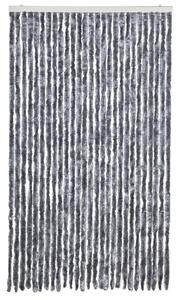Závěs proti hmyzu stříbrný 118 x 220 cm Chenille