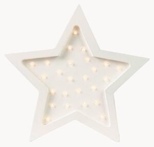 Ručně vyrobená LED lampa do dětského pokoje's funkcí časovače a dálkovým ovládáním Star, stmívatelná