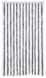 Závěs proti hmyzu šedobílý 118 x 220 cm Chenille