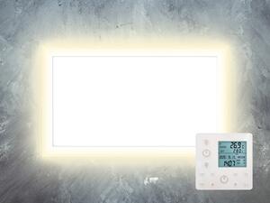 Stropní Infrapanel CEILING LED 660W | Výhřevnost 12 m2 | 108x63 cm | LED světlo | Bezdrátový termostat