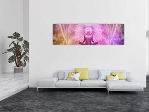 Obraz meditace (170x50 cm)