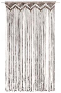 Macramé závěs taupe 140 x 240 cm bavlna