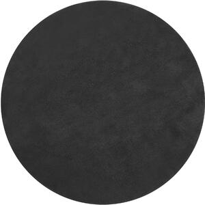 Tectake Koberec s krátkým vlasem Soft Zone - antracit,Ø 120 cm