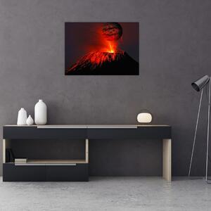 Obraz vulkánu (70x50 cm)
