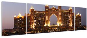 Obraz stavby v Dubaji (170x50 cm)
