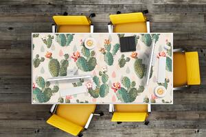Velká podložka na stůl pro děti Kaktusy