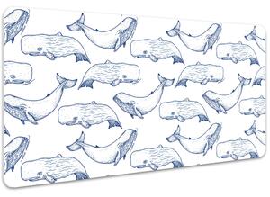 Stolní podložka Modré velryby