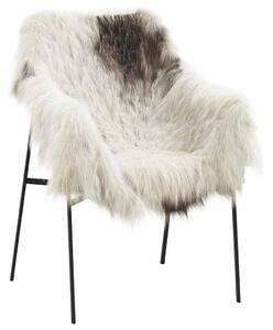 Ovčí kůže smíšená barva (60-70) x (90-100) cm