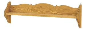 Massive home | Dřevěná polička Corona XII 100cm - výběr moření MHCOS120