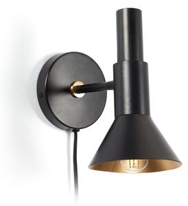 Černé nástěnné svítidlo ø 13 cm Vyara – Kave Home