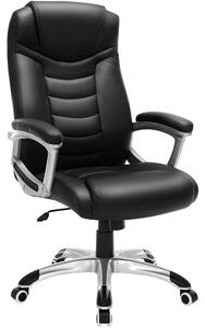 Massive home | Černá kancelářská židle na kolečkách Pany I OBG21B