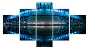 Obraz fotbalového stadionu (125x70 cm)