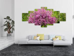 Obraz rozkvetlého stromu na louce (210x100 cm)