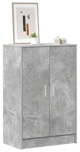 Botník betonově šedý 60 x 35 x 92 cm kompozitní dřevo