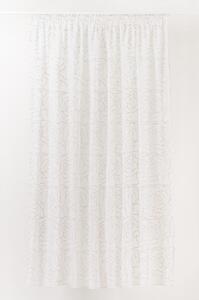Bílo-šedá záclona 140x245 cm Amanda – Mendola Fabrics