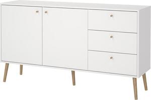 Tvilum Komoda Boazy 147 cm bílá