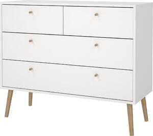 Tvilum Komoda Boazy 98 cm bílá