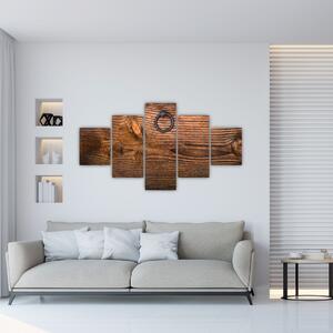 Obraz textury dřeva (125x70 cm)