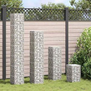 Gabionové vyvýšené záhony 4 ks 30x30x50/100/150/200 cm železo