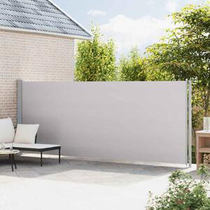Zatahovací boční markýza 180 x 600 cm šedá