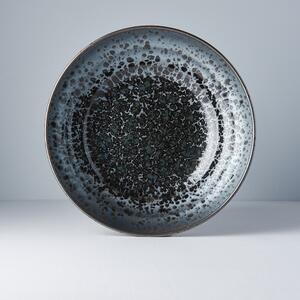 Černo-šedá keramická servírovací mísa MIJ Pearl, ø 29 cm