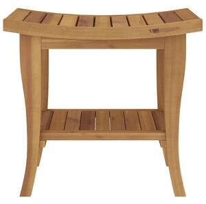 Odkládací stolek do koupelny 50x35x45 cm masivní teakové dřevo