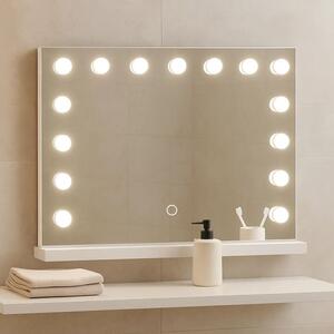 LED zrcadlo do koupelny Hollywood 58 × 43 cm