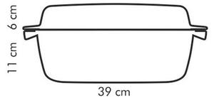 Pekáč s poklopem PREMIUM 39 x 22 cm