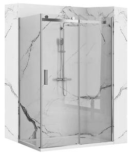 Rea - Sprchový kout Nixon - chrom/transparentní - 80x120 cm - P
