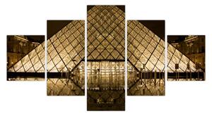 Obraz Louvre (125x70 cm)