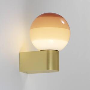 MARSET LED nástěnné světlo Dipping Light A1, krémová/mosazná, stmívatelný, Mosaz / zlato, Obývací pokoj / jídelna, kov, Design, Koule