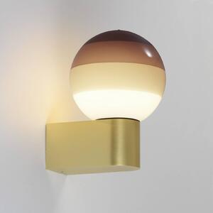 MARSET LED nástěnné světlo Dipping Light A1, hnědá/mosazná, stmívatelný, Mosaz / zlato, Obývací pokoj / jídelna, kov, Design, Koule