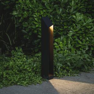 MARSET LED stojací lampa Domus, výška 55 cm, černá, hliník, stmívatelný, Černá, Hliník, Design
