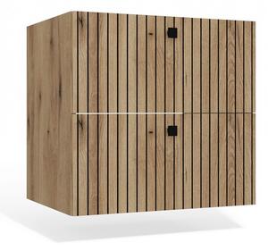 TP Living Závěsná skříňka pod umyvadlo TIGO 2S 60 cm dub evoke