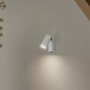 Nowodvorski Lighting Nástěnné bodové svítidlo FOURTY, světle šedé, výška 17 cm, kov, GU10, Hliník / šedá / zinek, Obývací pokoj / jídelna, kov, Moderní