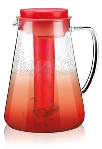 Džbán TEO 2,5 l, s vyluhováním a chlazením, červená
