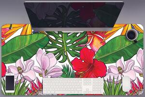 Pracovní podložka s obrázkem Barevné květiny