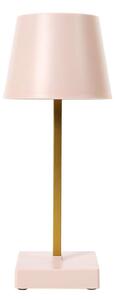 HowHomely LED lampa STELO TOUCH růžová/zlatá