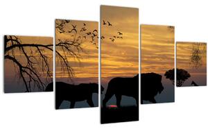 Obraz Safari (125x70 cm)