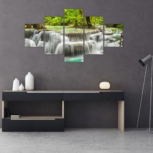 Obraz vodopádů (125x70 cm)