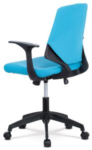 Dětská otočná židle KA-R204 BLUE látka modrá