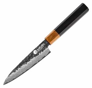 Víceúčelový nůž z damaškové oceli SaKuRo Eben 2.0 12 cm