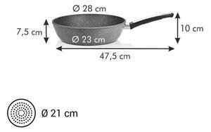 Pánev hluboká i-PREMIUM Stone ø 28 cm