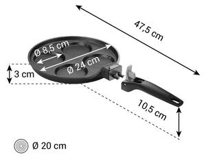 Pánev 4 oka SmartCLICK ø 24 cm