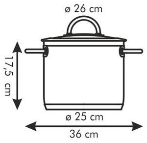 Hrnec VISION s poklicí ø 26 cm, 9,0 l